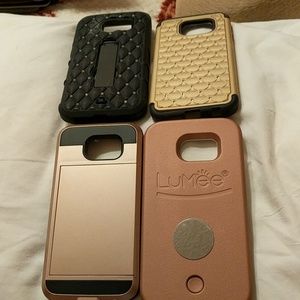 S6 phone cases lot of 4